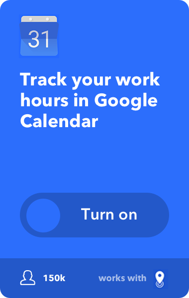 Track your work hours in Google Calendar